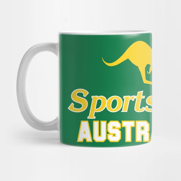 SPORTSBALL AUSTRALIA Caddy Yellow by Simontology